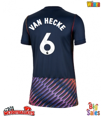 Tottenham Hotspur Jan Paul van Hecke #6 Replica Away Stadium Shirt for Women 2026-27 Short Sleeve